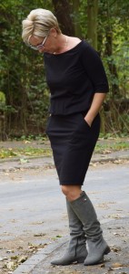 sukienka KAMA - czarny 