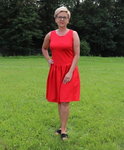 sukienka BEST - czerwony