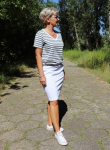 spódnica PEN - biały