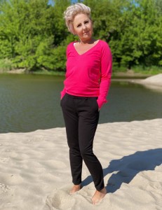 spodnie LILLY - czarny