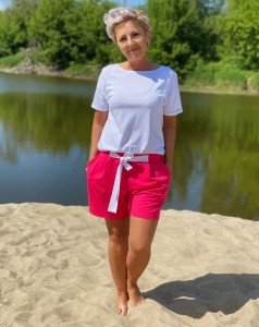 szorty PENNY - fuksja