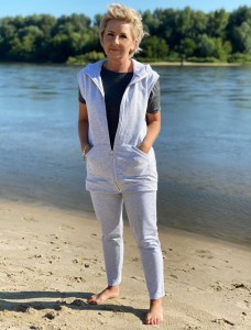 kamizelka JERRY - jasny szary melanż