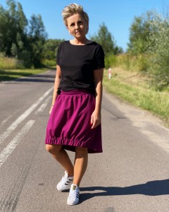 spódnica NILA - śliwka