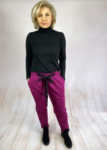 spodnie MIKA - śliwka