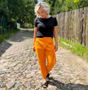 spodnie LIBI - mango