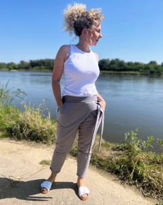 spodnie LIBI - szary