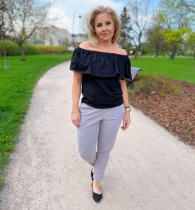 spodnie LILLY - szary