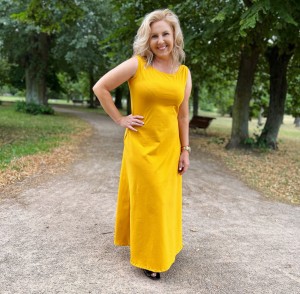 sukienka MARY - musztarda 