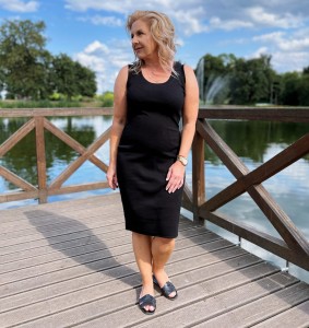 sukienka CLEO - czarny