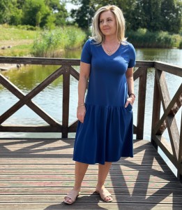 sukienka KAJA - granatowy