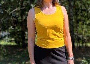 bluzka NELA - musztarda