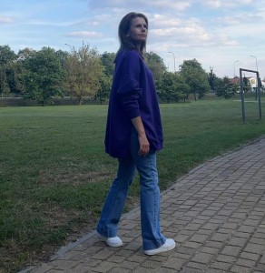 bluza FLORA 2.0 - fioletowy