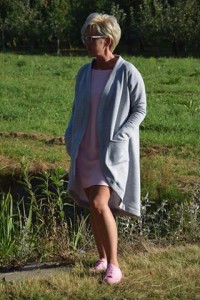 kardigan ISMENA - jasny szary melanż