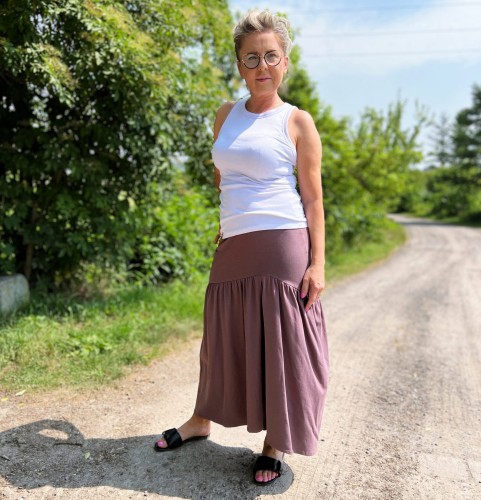 spódnica STELLA - kakao