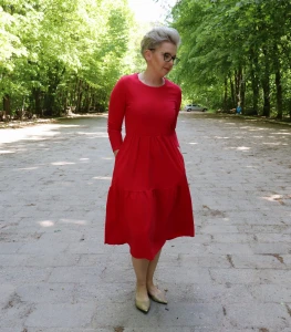 sukienka LAYLA - czerwony