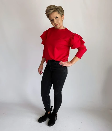bluza BELLA - czerwony