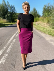 spódnica IRENE - śliwka