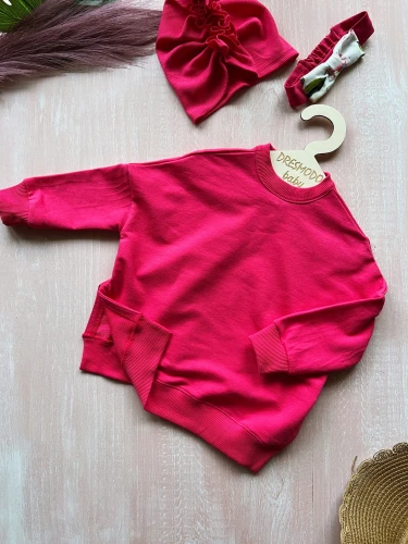 bluza FLORA BABY - fuksja