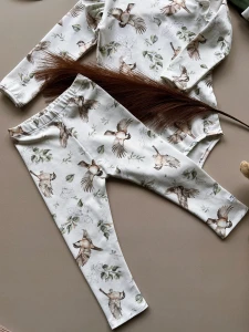 legginsy niemowlęce SIKORKI