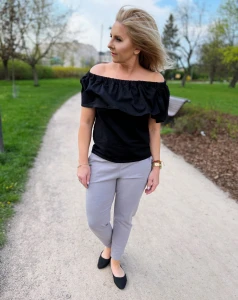 bluzka LAURA - czarny