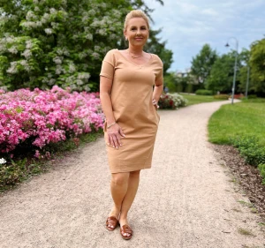 sukienka SONIA - kamel