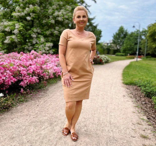 sukienka SONIA - kamel