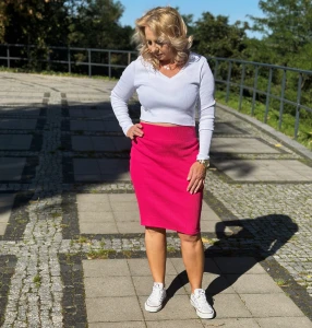 spódnica LIWIA - fuksja