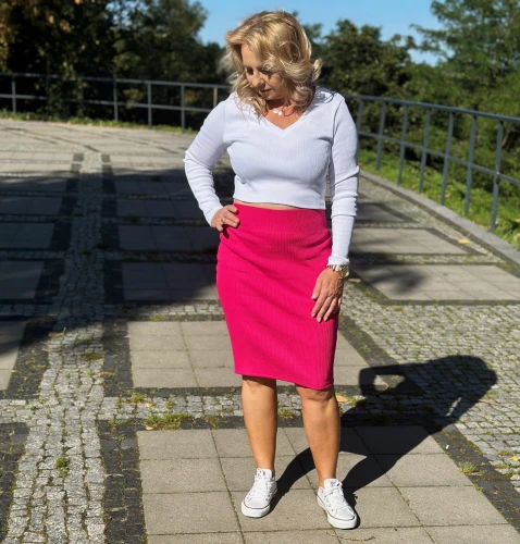 spódnica LIWIA - fuksja