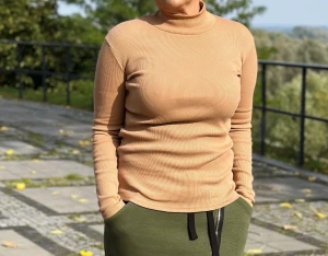bluzka ELENA - kamel
