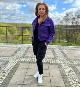bluza OFELIA - fioletowy