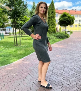 sukienka ALEX - grafit