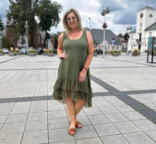 sukienka TULIA - khaki