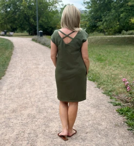 sukienka X - khaki