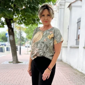 bluzka IVO - liście