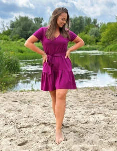 sukienka ROSIE - śliwka